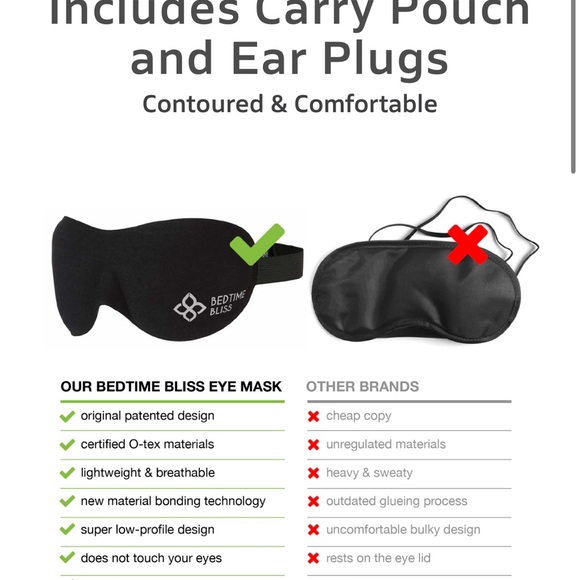 Sleep Mask - White - Picture 4 of 4